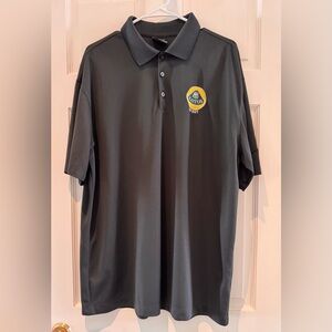 Men’s Nike Dri-FIT Polo Shirt – Charcoal Gray – LOTUS West Automotive Logo - XL